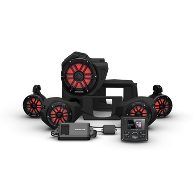 Rockford Fosgate Stage 4 Color Optix Audio Kit Polaris RZR XP-Turbo
